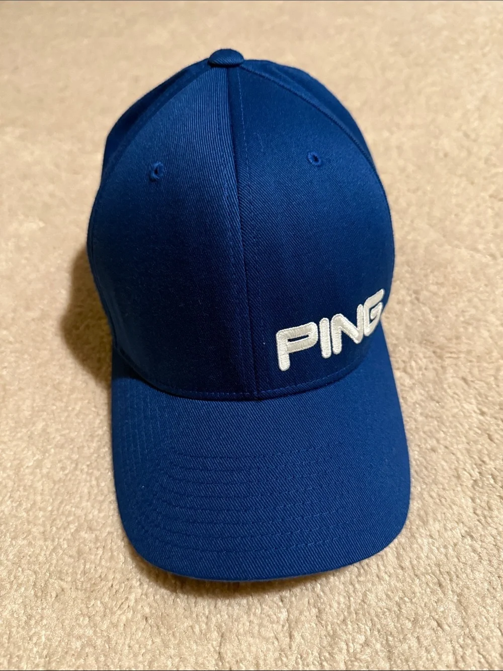 Ping Royal Blue Golf Cap with White Logo